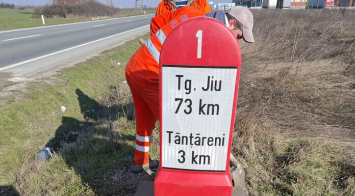 Borne kilometrice noi pe drumurile naționale