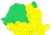 Vreme severă: ploi abundente, vânt puternic și viscol la munte până luni
