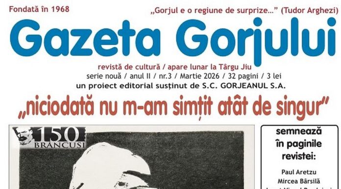 Revista „Gazeta Gorjului”, lansare specială dedicată lui Constantin Brâncuși