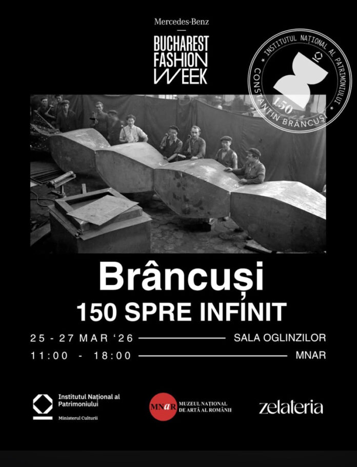 „Brâncuși – 150 spre Infinit”, la București