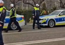 VIDEO: Surpriză în trafic, de 1 Martie! Ce le-au oferit polițiștii doamnelor și domnișoarelor