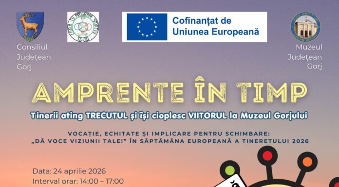 Atelier interactiv pentru tineri, organizat la Târgu Jiu