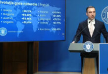 Preț reglementat la gaze pentru populație timp de un an