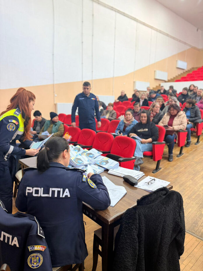 Broșuri de la Poliție, aduse acasă de poștași