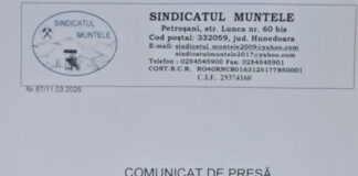 Minerii din Valea Jiului se solidarizează cu greviștii Complexului Energetic Oltenia