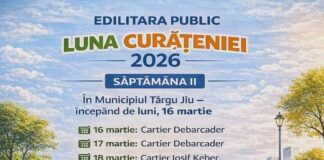 Luna curățeniei continuă în Târgu Jiu. Unde se va interveni săptămâna viitoare