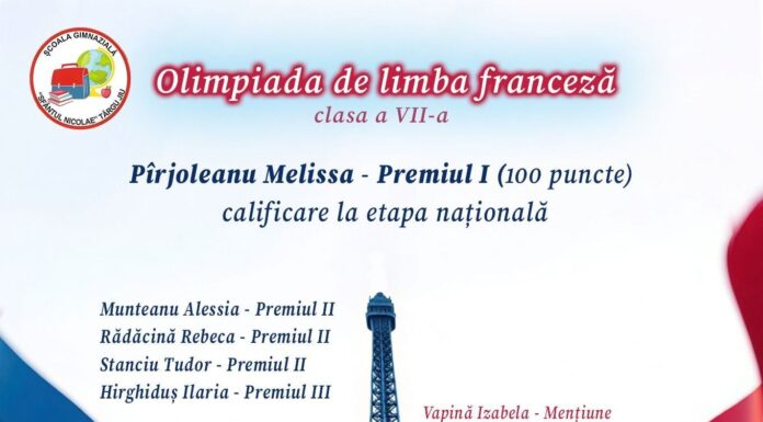 Rezultat de excepție pentru o elevă din Gorj