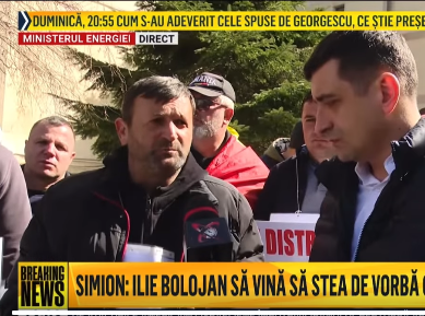 Protestatar, vizibil slăbit: Dacă se renunță la CEO nu va fi curent!