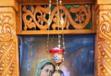 Parohia Bâlta pune în valoare vechea icoană cu Maica Domnului