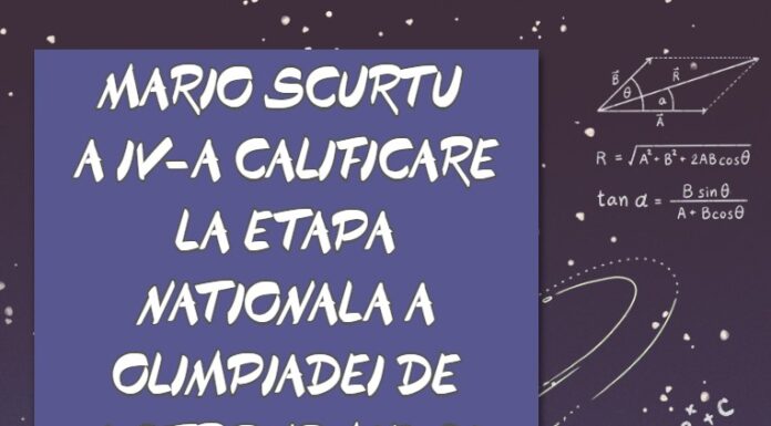 Elev din Târgu Jiu, a patra calificare la Olimpiada Națională de Astronomie și Astrofizică