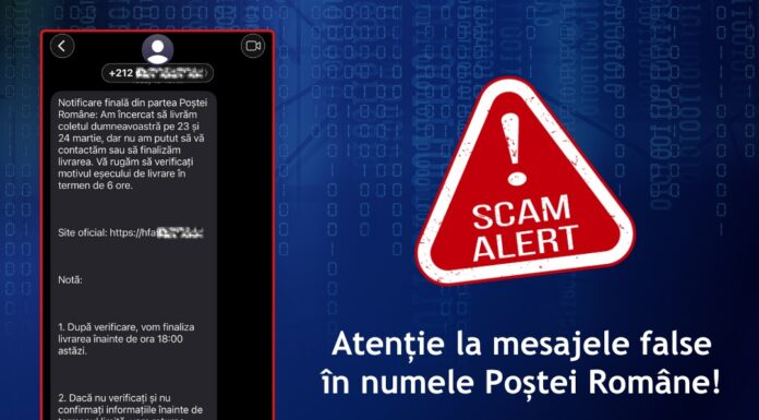Fraudă prin sms în numele Poștei Române