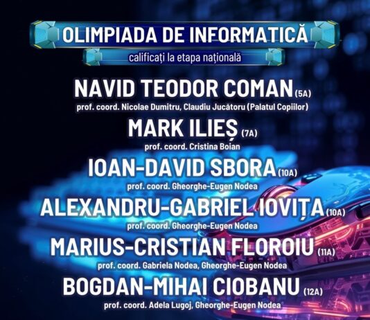 24 de elevi din Gorj, calificați la Olimpiada Națională de Informatică
