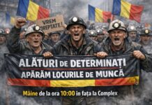 Se anunță un mare protest al minerilor în fața CEO!