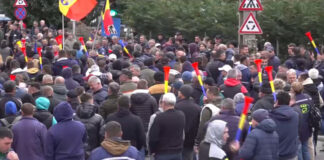 O mie de mineri, la protestul din Capitală: ,,Vor fi oameni care vor intra în greva foamei”