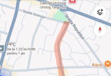 Târgu Jiu: Lucrări de reparații pe strada 22 Decembrie 1989