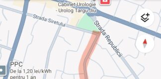 Târgu Jiu: Lucrări de reparații pe strada 22 Decembrie 1989