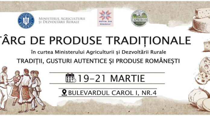 Producători din Gorj, la târgul de produse tradiționale organizat de Ministerul Agriculturii
