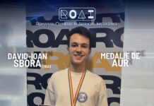 Medalie de aur pentru un elev din Gorj