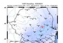 Cutremur cu magnitudinea 4, produs în această dimineață