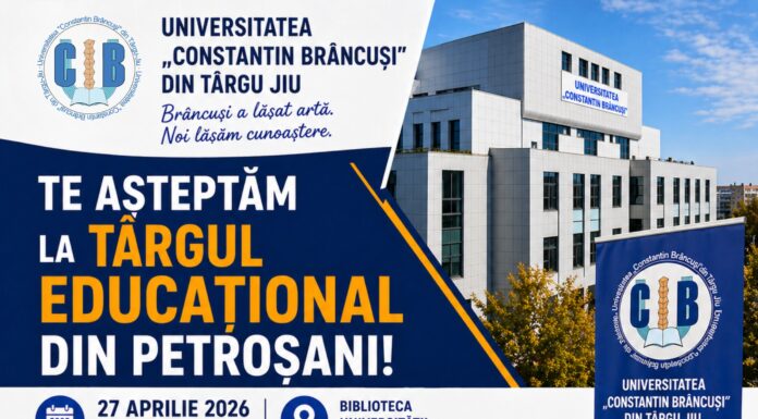 UCB Târgu Jiu, prezentă la Târgul Educațional de la Petroșani