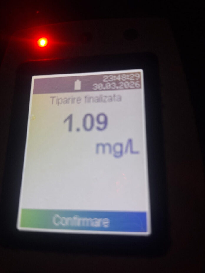 Bărbat din Novaci, prins de două ori la volan cu alcoolemie record, reținut