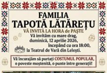 Horă de Paște, la Lelești. Tradiție de peste 50 de ani, continuată în aer liber