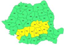 Gorjul, sub cod galben de ploi torențiale