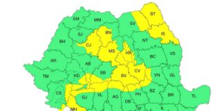 Nordul județului Gorj, sub cod galben de vânt