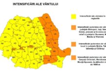 S-au emis coduri galben și portocaliu de vânt! Gorjul, vizat