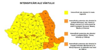 S-au emis coduri galben și portocaliu de vânt! Gorjul, vizat