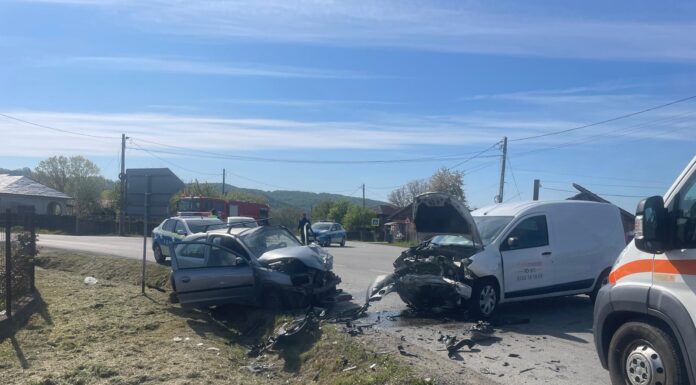 Accident la Hurezani