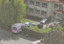 FOTO / ACUM la Târgu Jiu! Poliția și Ambulanța, la Centrul Maternal