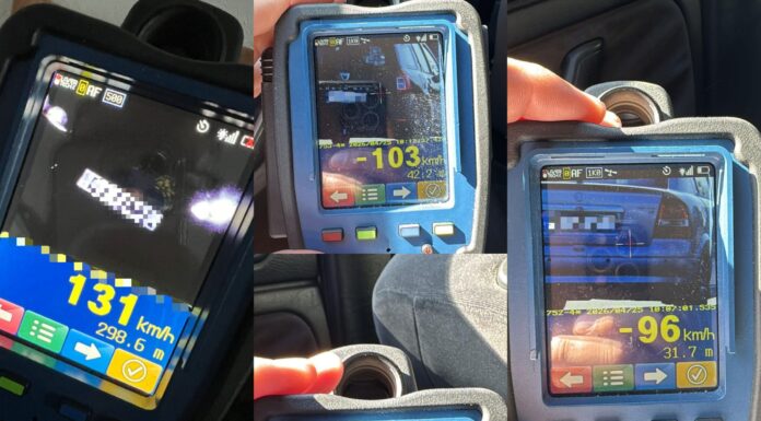 VIDEO: Un șofer din Gorj a circulat cu 103 km/h, dublul vitezei legale, în Dolj: polițiștii i-au luat permisul pentru 90 de zile