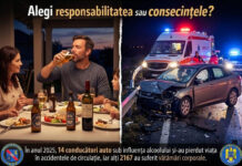 Amplă acțiune în Gorj, pentru depistarea șoferilor băuți sau drogați