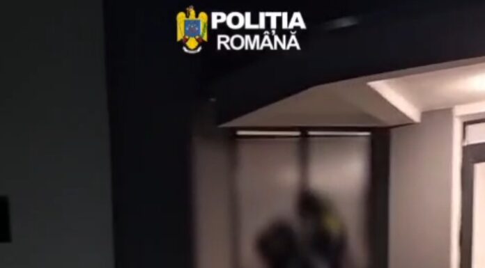 VIDEO: Reținut după ce și-a terorizat vecina