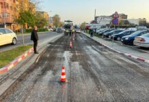 Târgu Jiu: Lucrări de reparații pe podul din zona Kaufland
