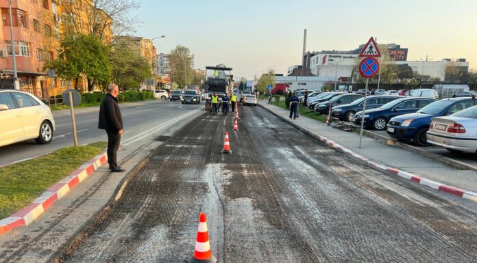 Târgu Jiu: Lucrări de reparații pe podul din zona Kaufland