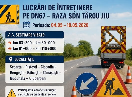Lucrări pe drumurile naționale din județ