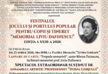 Târgu Jiu: O nouă ediție a Festivalului „Liviu Dafinescu”