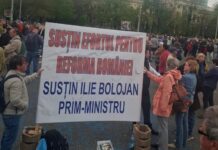 Piața Victoriei, între susținere și huiduieli. Cine l-a apărat, de fapt, pe Bolojan?