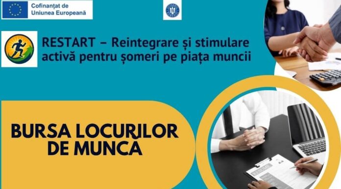 Gorjenii, așteptați la o bursă de joburi, azi la Târgu Jiu