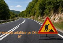 Sectoare din DN 67 intră în reparații
