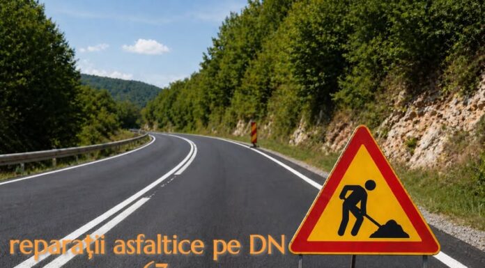 Sectoare din DN 67 intră în reparații