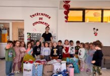 Micii eroi ai bunătății: donații de suflet de la Grupa Mică a GPP Nr. 8 Târgu Jiu