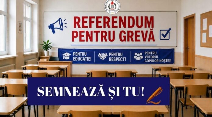 Profesorii gorjeni strâng semnături pentru grevă. „Este momentul solidarității”