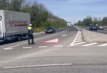Șofer din Târgu Jiu, prins cu 110 km/h pe DN 6!