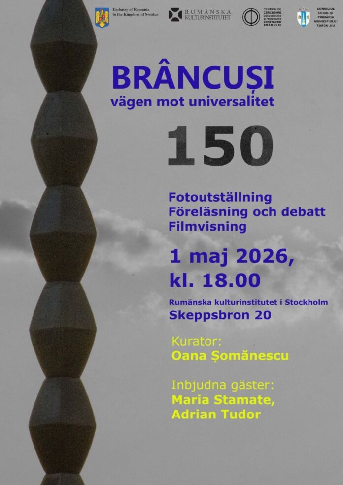 Brâncuși, omagiat la Stockholm printr-o expoziție documentară