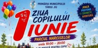 Distracție de 1 Iunie în Parcul Narciselor din Târgu Jiu