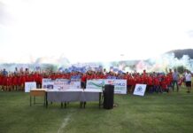 Copii din cinci județe, la ediția a III-a “Bumbești Jiu Football Summer Cup”