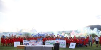 Copii din cinci județe, la ediția a III-a “Bumbești Jiu Football Summer Cup”